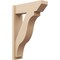 Ekena Millwork 8-in W x 26-in D x 38-in H Funston Slat Rough Cedar Woodgrain TimberThane Outlooker, Primed Tan OUTUR080X26X38FST24RCPR - alternate 1